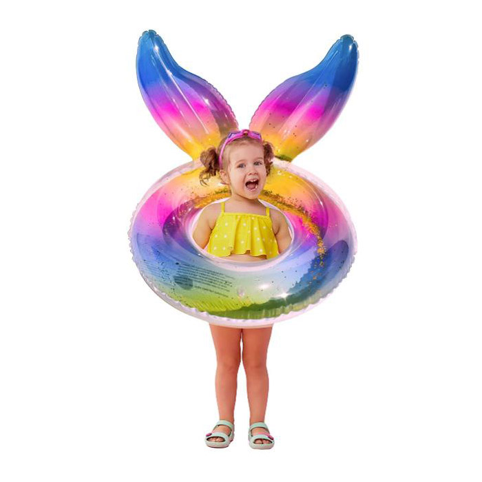 Kodėl verta rinktis gėlės formos plaukimo žiedą pramogoms prie baseino